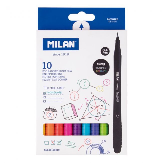 Set 10 Fineliners MILAN