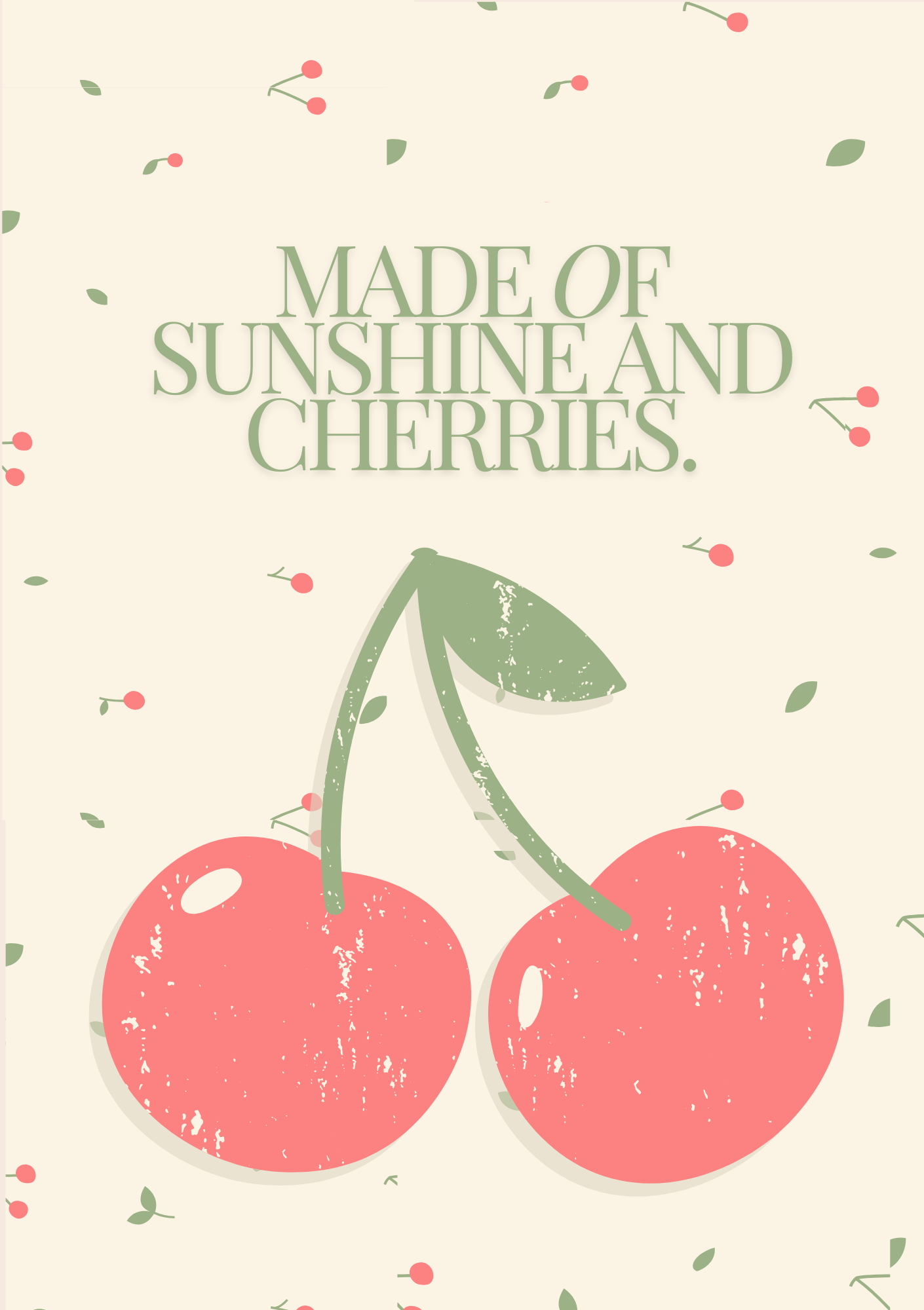 Caiet A4 MAXI Sunshine and cherries 150 de file