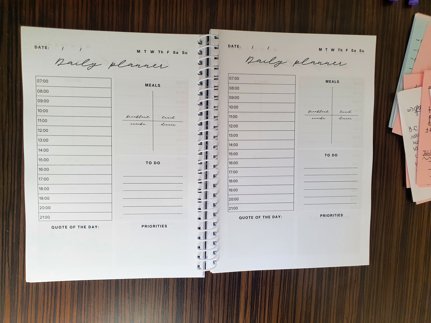 Daily planner A5 - 180 de zile