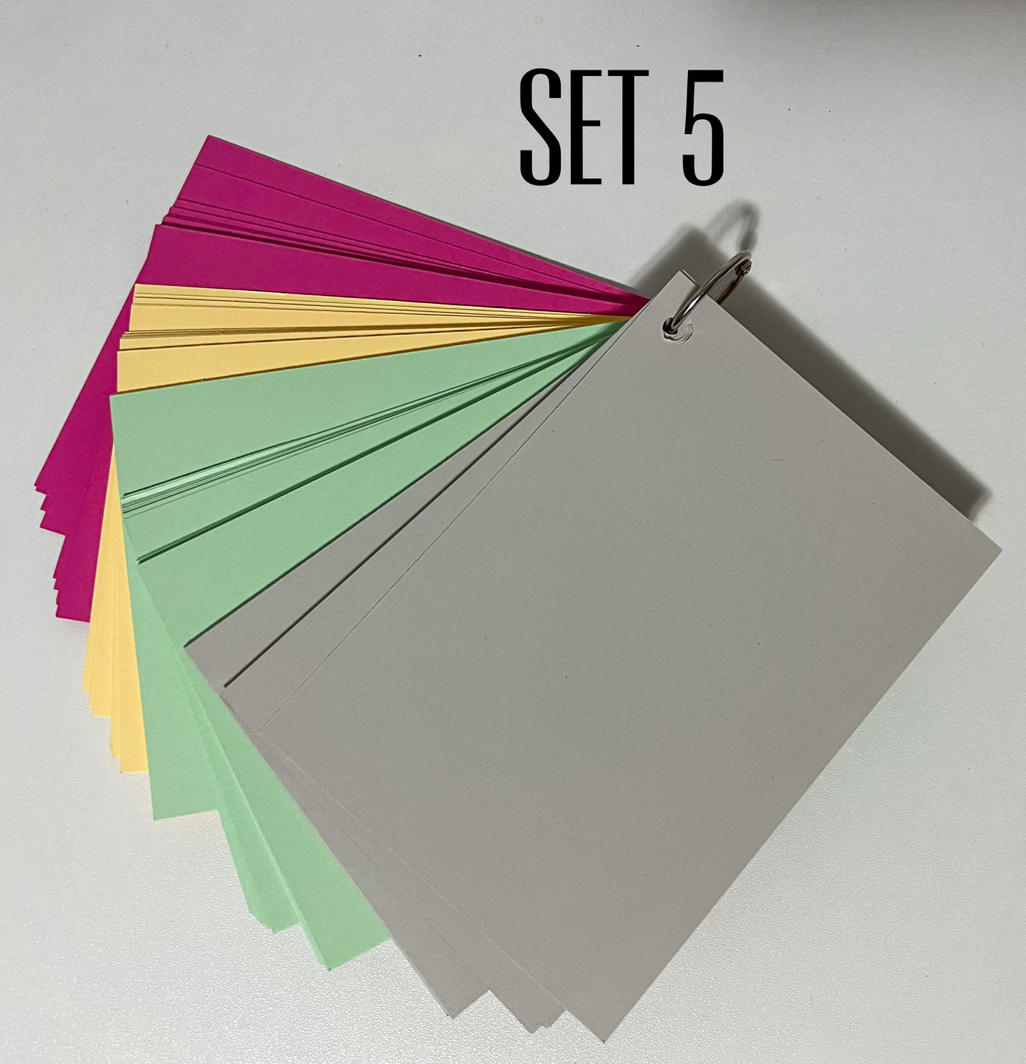 Set mixt de flashcarduri necompletate