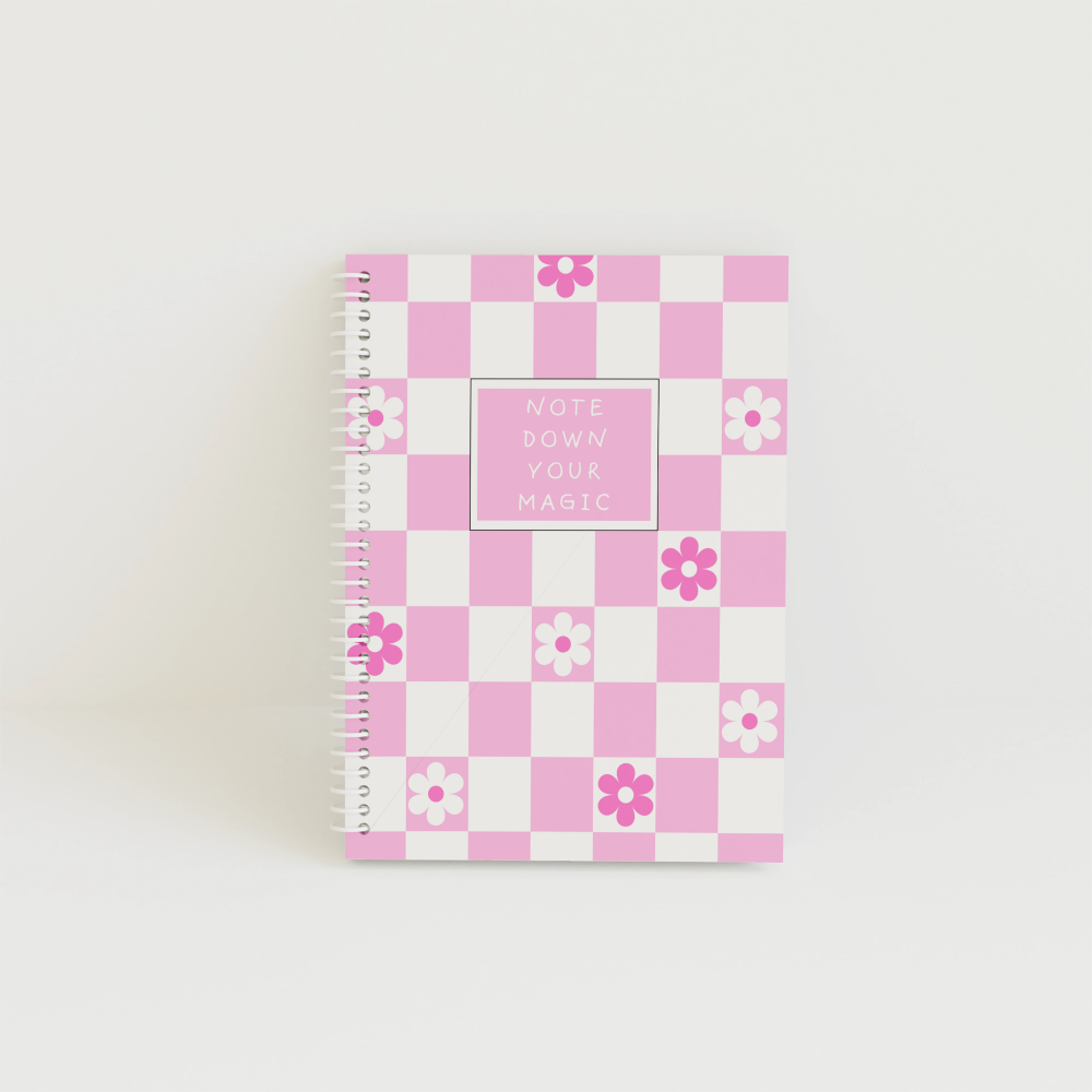 Caiet A4 BASIC Magic pink 80 de file
