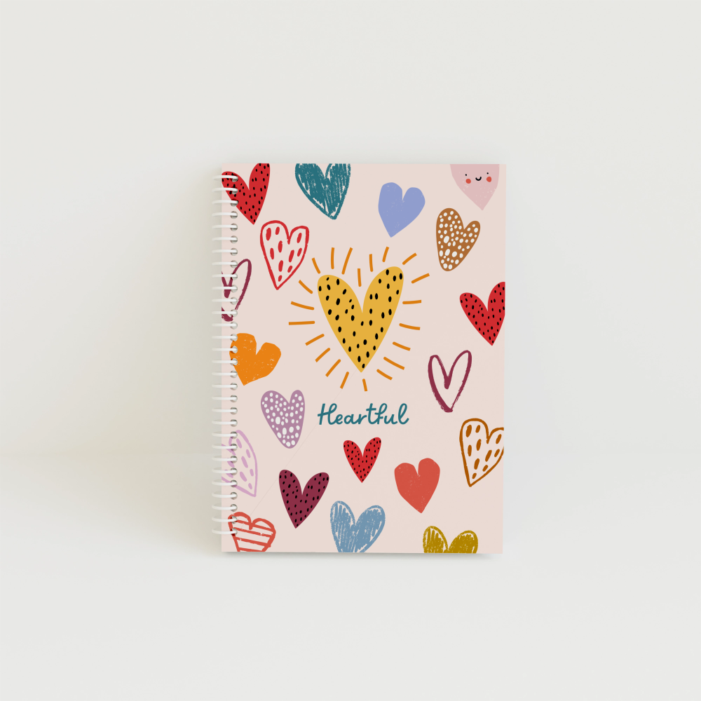 Caiet A4 MAXI Heartful 150 de file