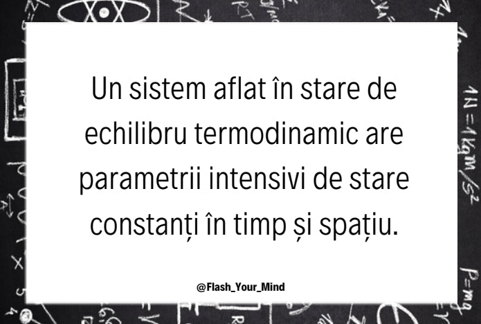 Flashcarduri Termodinamică - admitere UMF