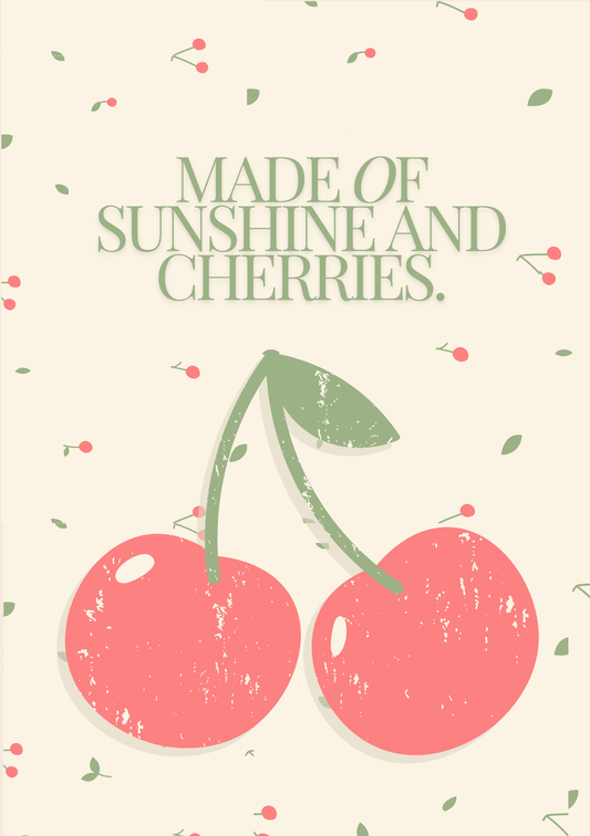 Caiet A4 MAXI Sunshine and cherries 150 de file