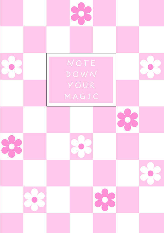 Caiet A4 MAXI Magic pink 150 de file