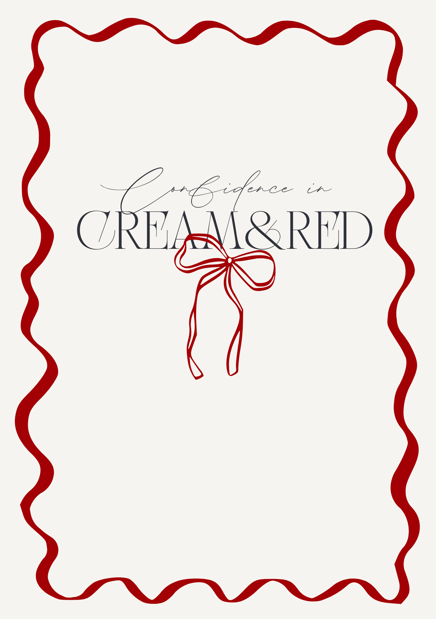 Caiet A5 Cream&Red 80 de file