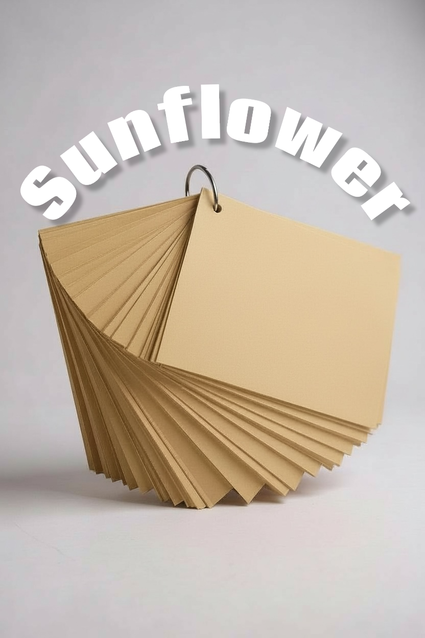 Set monocromatic de flashcarduri necompletate