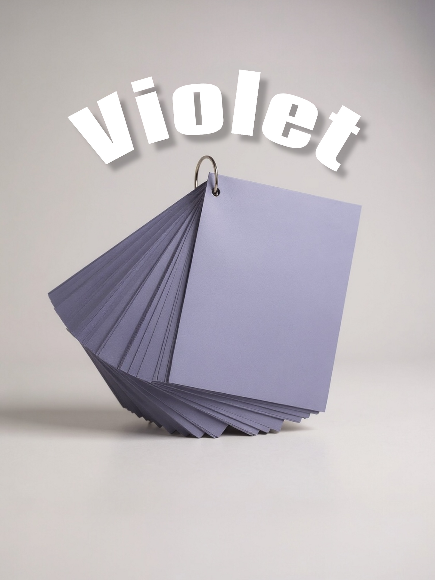 Set monocromatic de flashcarduri necompletate