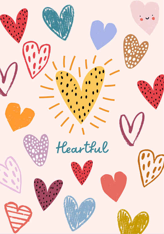 Caiet A4 BASIC Heartful 80 de file