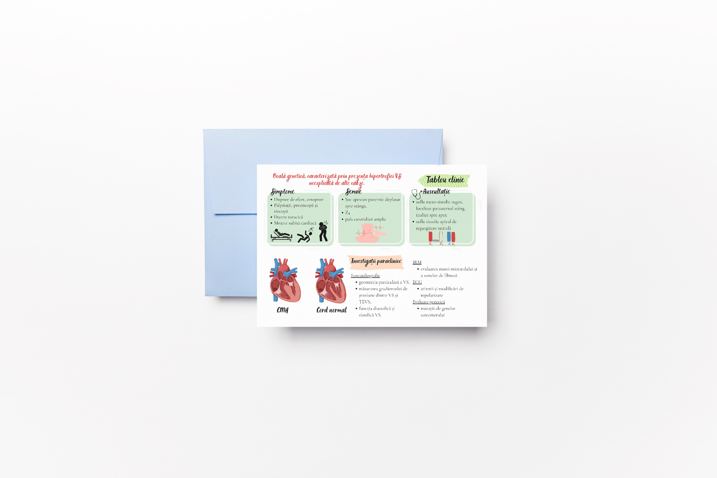 Flashcarduri Semiologie - Boli cardio-vasculare