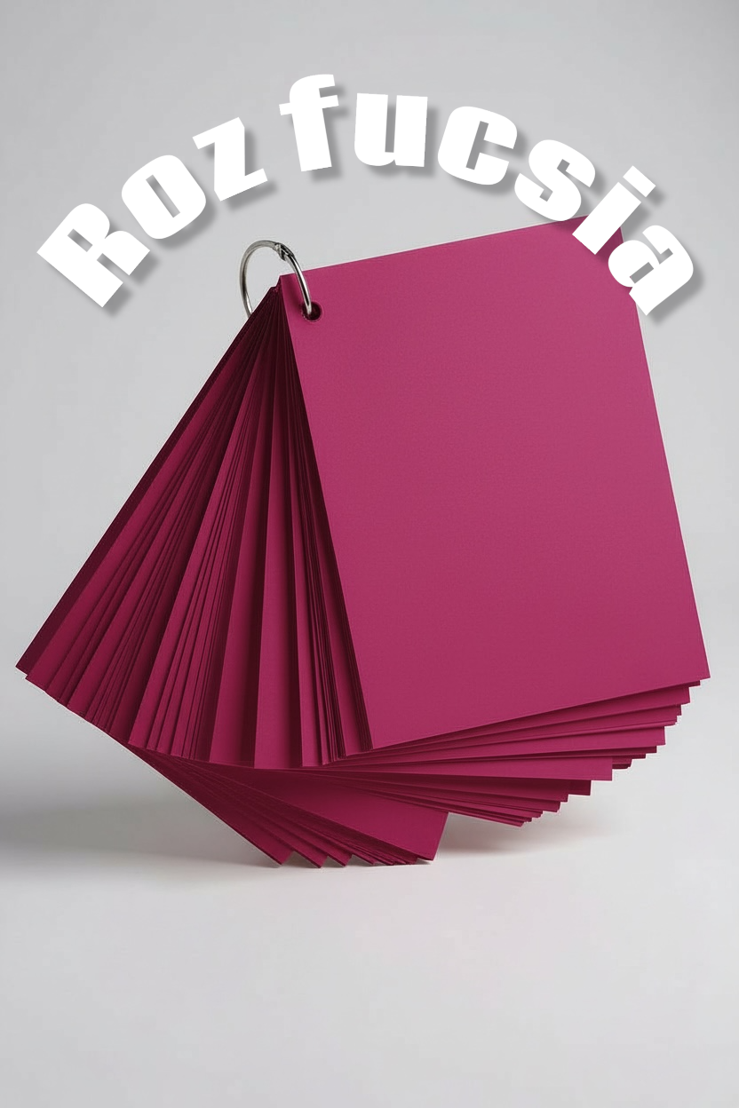 Set monocromatic de flashcarduri necompletate