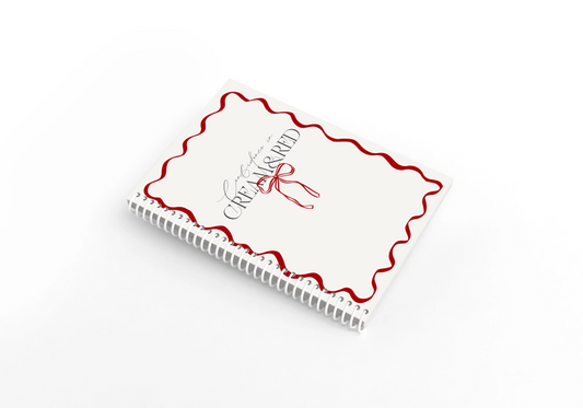 Caiet A5 Cream&Red 80 de file