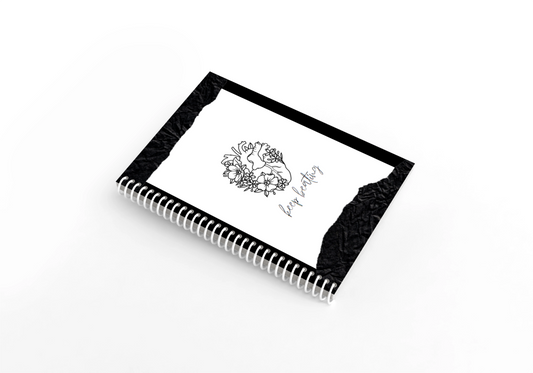 Caiet A5 MediFlower Inimă 80 de file