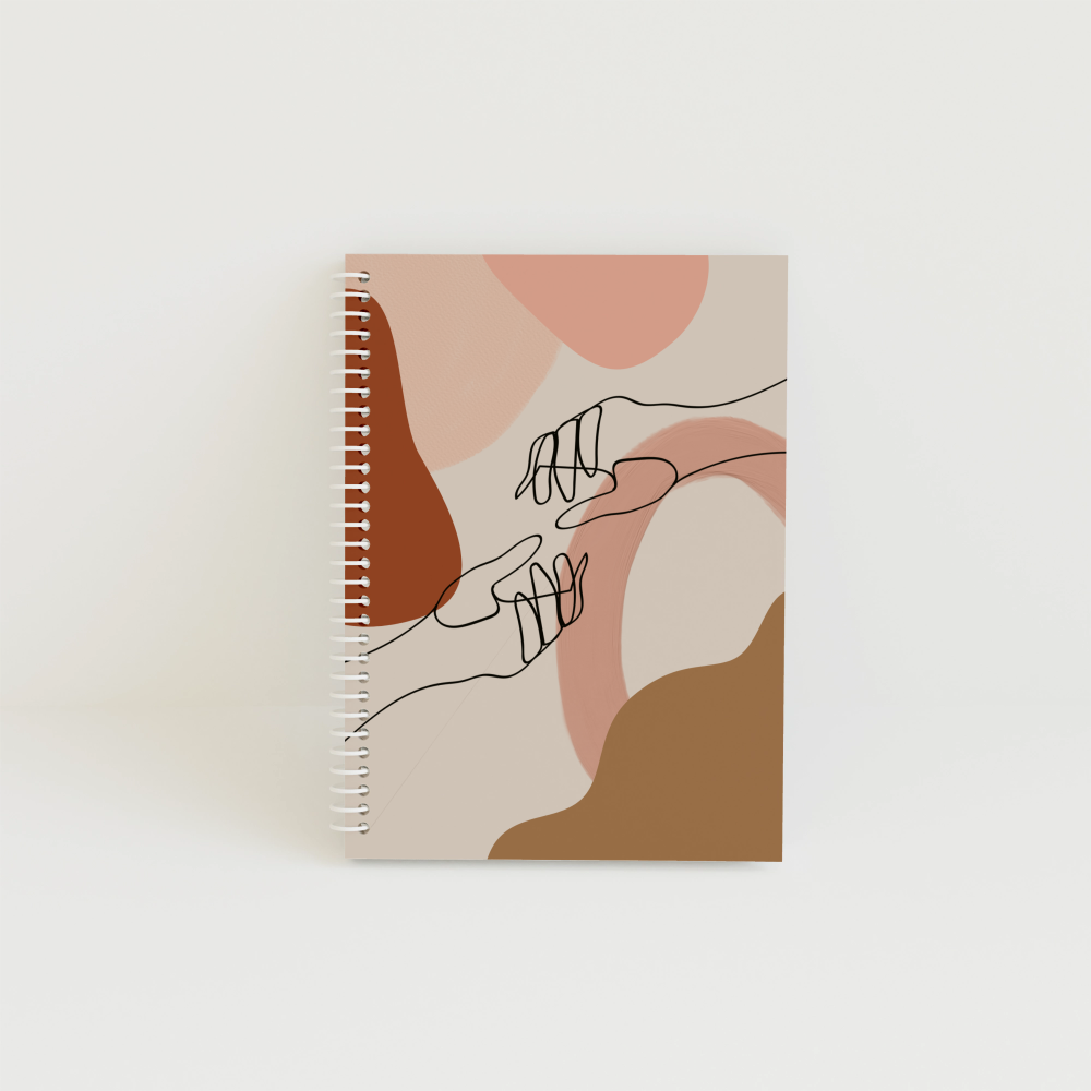 Caiet A4 MAXI Minimalist Hands 150 de file