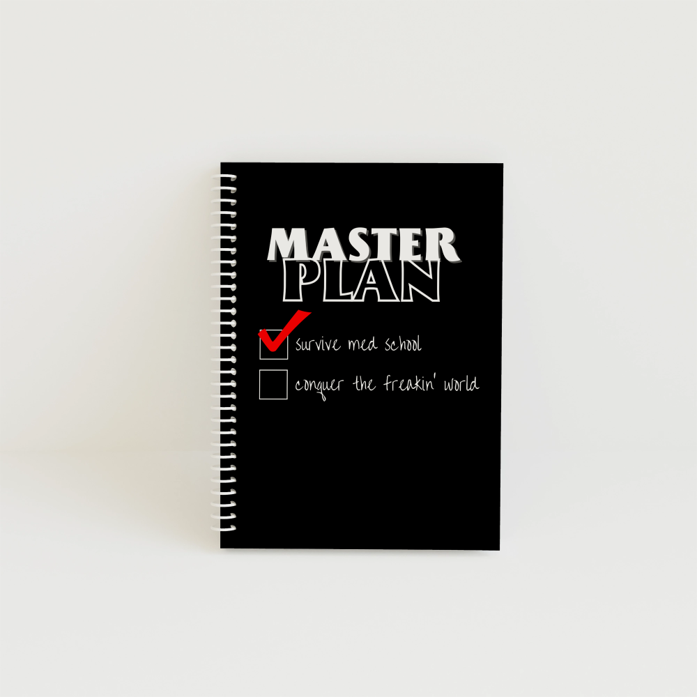 Caiet A4 MAXI MedFun Master Plan 150 de file