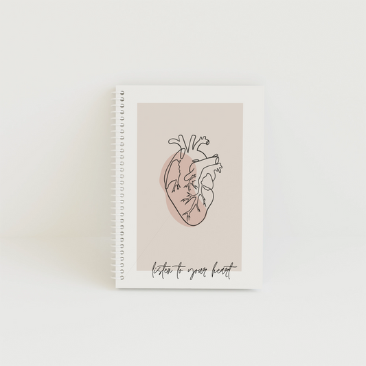 Caiet A4 BASIC Line Heart 80 de file