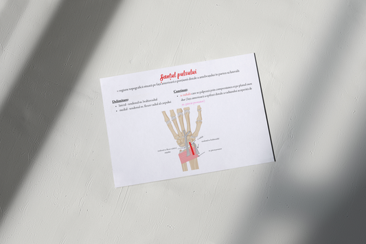 Flashcarduri Anatomie - Membrul superior, spatele, pereții toracelui