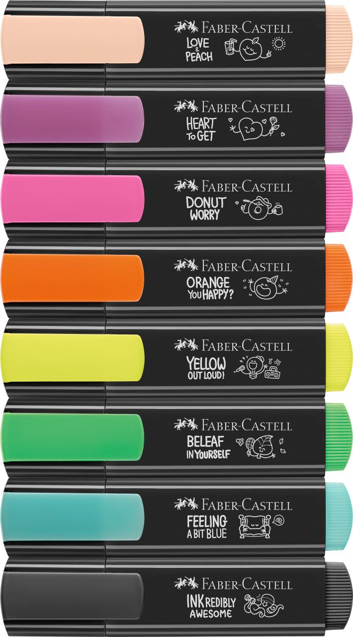 Set de 8 textmarkere graffiti FABER-CASTELL