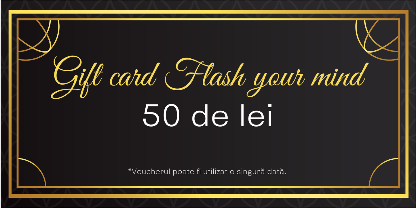 Flash your mind - Gift Card